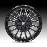 Fuel Arc D795 Gloss Black Milled Custom Truck Wheels 3